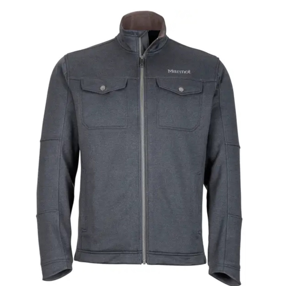 Marmot Hawkins brushed fleece jacket, men’s XL, grey